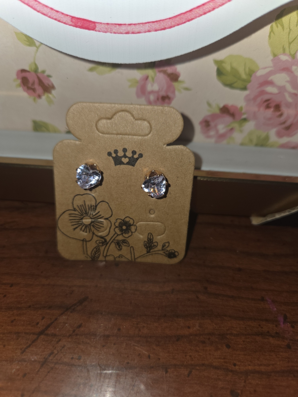 Clear Crystal Stud Earrings - Sparkling Silver-Tone